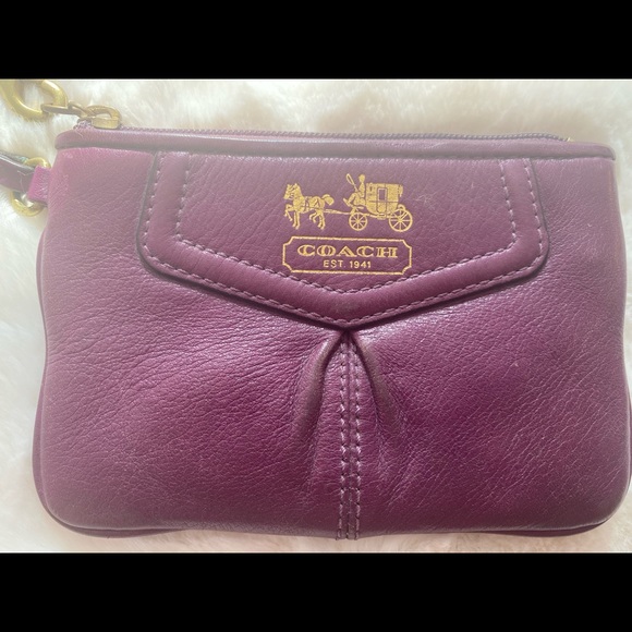 Coach Wristlet - Purple - Picture 2 of 5